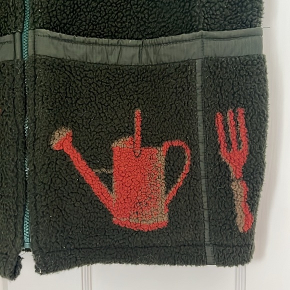 Vintage Fleece Gardening Vest - Picture 3 of 6